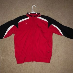 Red Nike Vintage Windbreaker